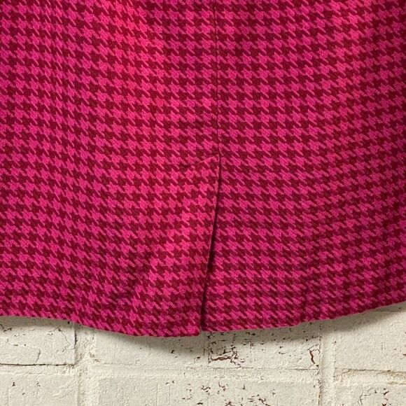 Merona Pink plaid houndstooth  pencil skirt Plus Size 14 - Picture 5 of 9